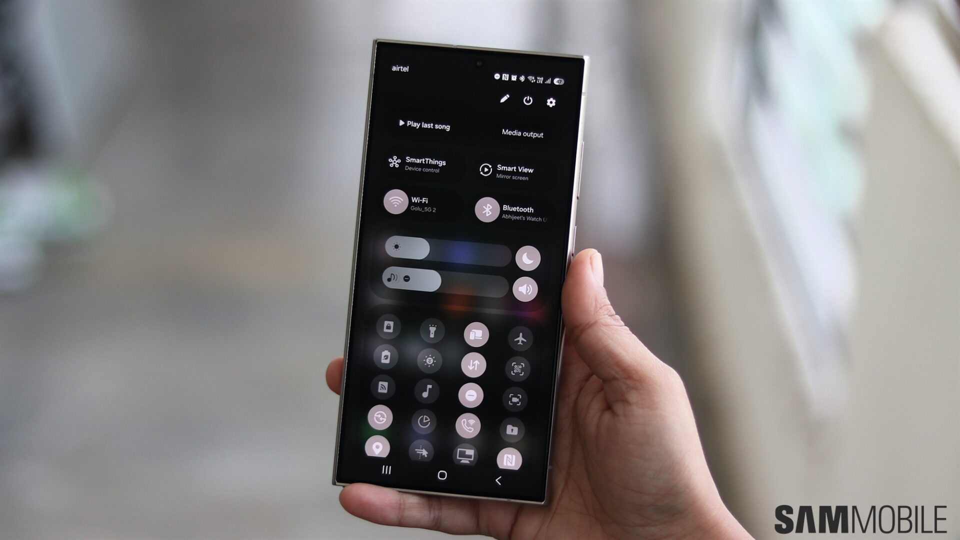 galaxy s24 ultra one ui 7 quick panel